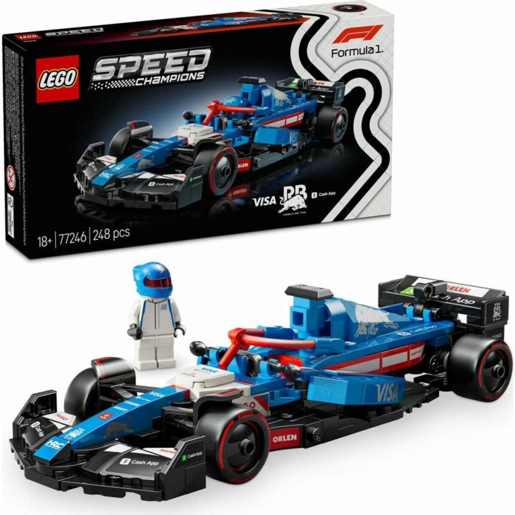 LEGO® Speed Champions 77246 Pretekárske auto Visa Cash App RB VCARB 01 F1