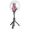Selfie tyč/statív Puluz dvojitá LED dióda