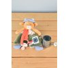 Doudou et Compagnie Paris Doudou Darčeková sada Plyšová kravička Aneth s úchytom na cumlík 19 cm