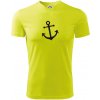 Kotva - Pánske tričko Fantasy športové - XL ( Neonová žltá )