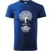 Narodeninový strom 60 - Klasické pánske tričko vyššej gramáže - XL ( Kráľovská modrá )