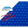Solárna plachta modrá obdĺžnik 6 x 4 m 500 mic