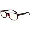 GLASSA Blue Light Blocking Glasses PCG 030, +0,00 dio, čierno-červené