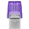 Kingston Flash Disk 256GB DataTraveler microDuo 3C 200MB/s dual USB-A + USB-C DTDUO3CG3/256GB
