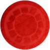 Najkoberce Kúpeľňový koberček Ocean červený kruh 67 cm kruh