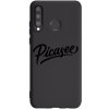 Picasee silikónový čierny obal pre Huawei P30 Lite - Picasee - old logo - black