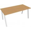 Hobis Pracovný stôl UNI A, 160x75,5x80 cm, buk/biela