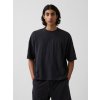 GAP Oversize mikina s logom VintageSoft Čierna M