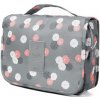 MG Flower Cosmetic Bag kozmetická taška 4L, sivá