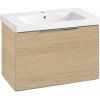 Villeroy & Boch Architectura Skrinka s umývadlom, 75x47x42 cm, 1 zásuvka, Nordic Oak 4A878001SVJ