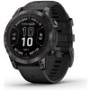 Garmin fenix 7 Pro Sapphire Solar, Carbon Gray DLC Titanium, Black Band