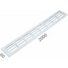 SRL - ALFA vetracia mriežka 60 x 1000 mm BIL - biela lesklá (RAL 9010) 60 mm 1000 mm – cena za ks
