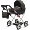Luxusný detský kočík pre bábiky New Baby COMFORT zlato-čierny Barva: Čierna