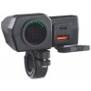 USB+USB C nabíjačka s voltmetrom/teplomerom na motocykel (34709)