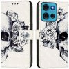 VSETKONAMOBIL 97063 ART Peňaženkový kryt pre Motorola Moto G75 5G SKULL