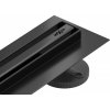Mexen Flat 360° Slim odtokový žľab otočný 160 cm, čierna - 1741160