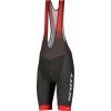SCOTT Cyklistické nohavice krátke s trakmi - RC TEAM ++ 2022 - šedá/červená S