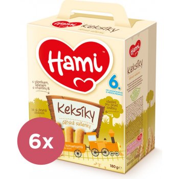 Hami Keksíky 6 x 180 g