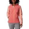 Columbia Dámska bunda softshell Heather Canyon™ marhuľová Farba: Red Hibiscus, C, Veľkosť: L