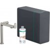 Hansgrohe Aqittura M91 - Drezová batéria, SodaSystem, sBox, vzhľad nerezová - 76837800