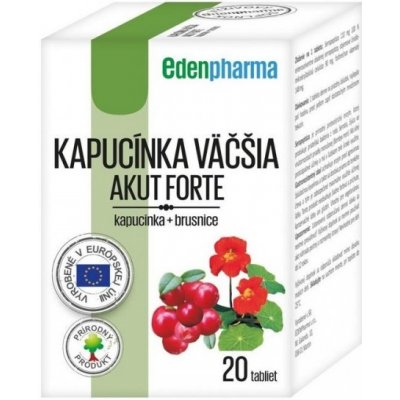 EDENPharma KAPUCÍNKA VÄČŠIA AKUT FORTE tbl 1x20 ks