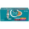 Purina One Adult jahňací, morské ryby, kura, hovädzí 40 x 85 g