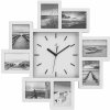 Auriol® Nástenné hodiny s fotografiami (biela) (100369064)