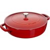 Staub Chistera litinový kastrol s poklicí višeň 26 cm 12612606