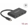 Delock Rozbočovač USB 3.2 Gen 2 USB Type-C™ se 4 porty USB Type-C™ samice – 10 Gbps