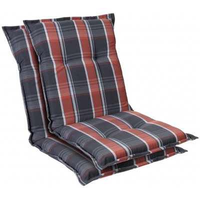 Blumfeldt Prato, čalúnená podložka, podložka na stoličku, podložka na nižšie polohovacie kreslo, na záhradnú stoličku, polyester, 50 × 100 × 8 cm, 2 x čalúnenie (CPT10_10271973-2_)