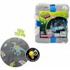 Teddies Deka Dinosaurus svítící ve tmě plyš šedivá