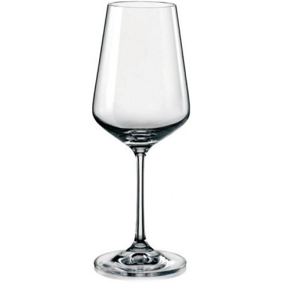 Bohemia Crystal Poháre na víno Sandra 40728 6 x 350 ml
