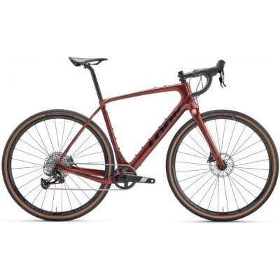 LOOK 765 Gravel Disc Red Dust Metallic Satin Apex 1X12 Shimano Wh-RS 370 - L