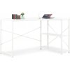 vidaXL Počítačový stôl biely 120x72x70 cm