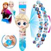 Frozen - Elsa detské digitálne hodinky s projektorom