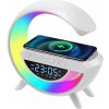 LED GAMINGOVÁ LAMPA RGB REPRODUKTOR QI INDUKČNÁ NABÍJAČKA HODINY RÁDIO BUDÍK
