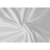 Kvalitex Prestieradlo dvojlôžkové napínacie Atlas hladký 180x200cm biele