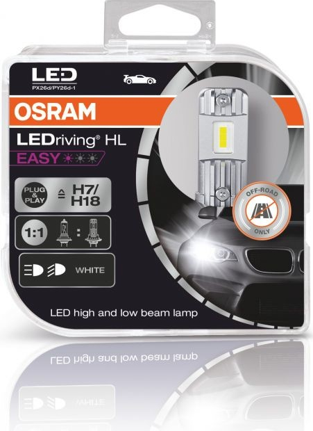 Osram LEDriving HL EASY H7/H18 12V PX26d/PY26d 6000K 2ks