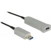Delock aktívny optický kábel USB 3.0-A samec > USB 3.0-A samica 20 m