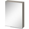 CERSANIT - zrkadlová skrinka VIRGO šedý orech s chrómovým úchytom (S522-015)