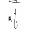 BESCO BESCO - Podomietkový sprchový set SLIM ASPIRA II grafitová BABPAIIGR