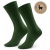 Vlnené ponožky Premium Alpaca Wool II zelené