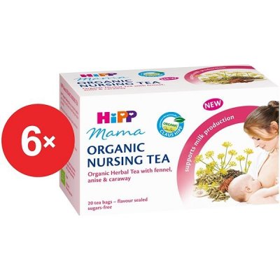 HiPP Mama BIO Čaj pre dojčiace matky 6 x 30 g