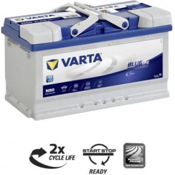 Varta Blue Dynamic EFB 12V 80Ah 800A 580 500 080 od 138,3 € - Heureka.sk