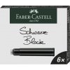 Faber-Castell 0025/1855070 Atramentové bombičky 6 ks čierne