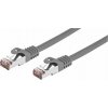 C-TECH CB-PP6F-15 patch, Cat6, FTP, 15m, šedý