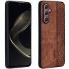 Kryt AZNS Embossed Skin case hnedý – Samsung Galaxy A55 5G