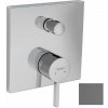 Hansgrohe Finoris Batéria pod omietku, na 2 spotrebiče, kefovaný čierny chróm 76415340-HG