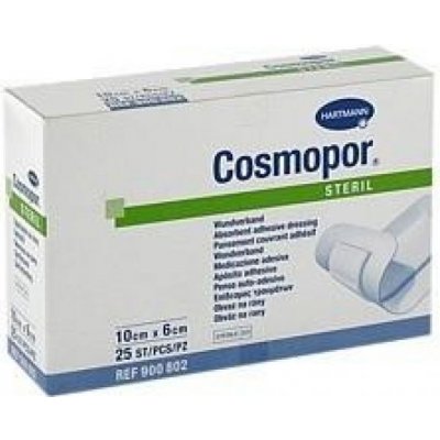 Cosmopor Steril pooperační náplast s mikrosíťkou 15 × 8 cm, 25 ks