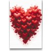 Vymalujsisam.sk Diamantové maľovanie - Srdce zo sŕdc Veľkosť: 20x30cm, Rám: Bez rámu, iba zrolované plátno, Diamanty: Hranaté